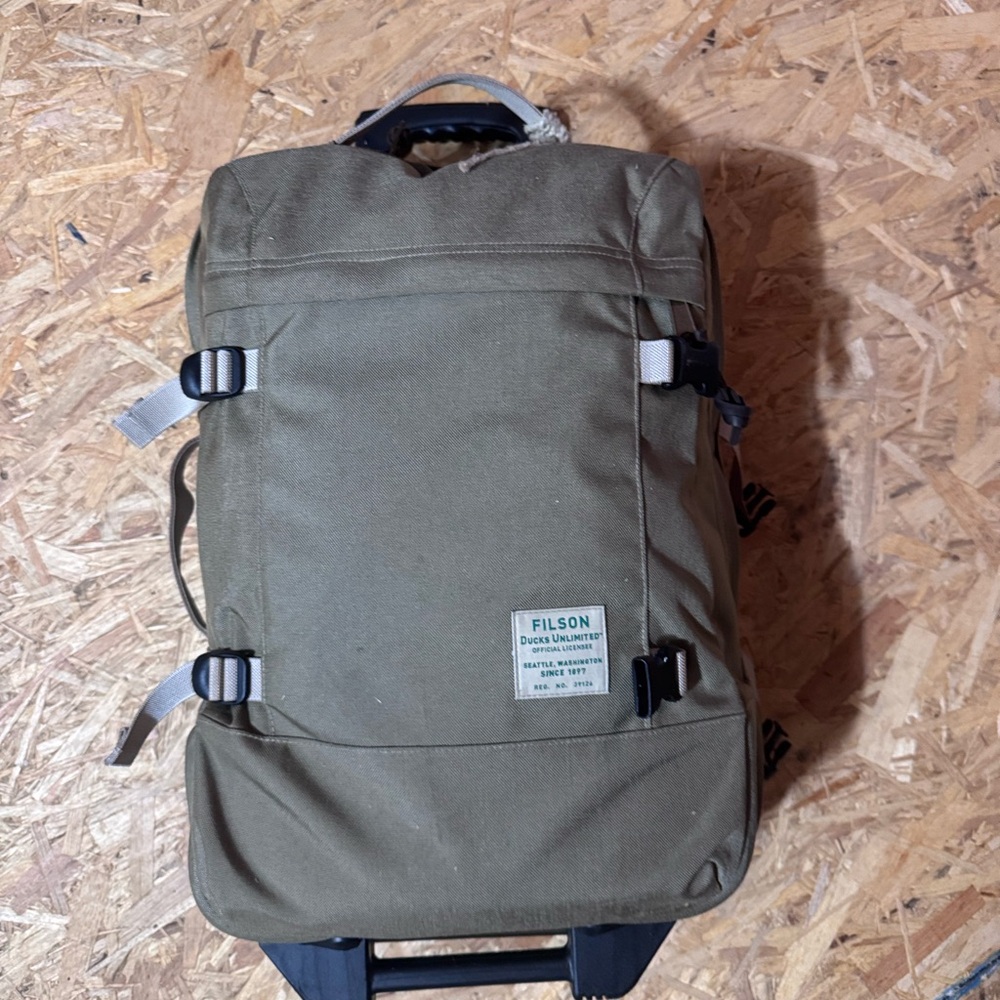 Filson Olive Green Travel Backpack